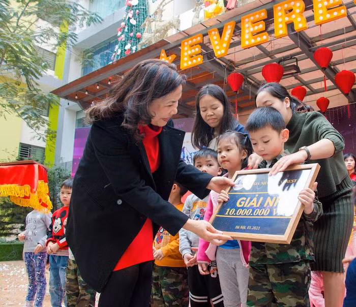 Trường Mầm non Tsubaki giành giải Nhì cuộc thi.