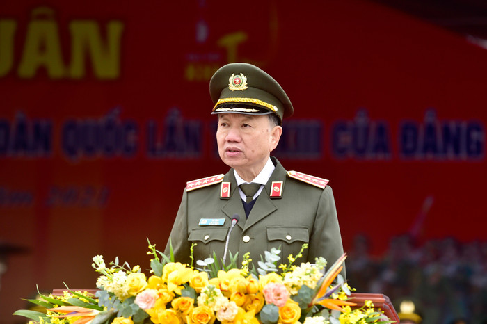 Đại tướng Tô Lâm phát biểu tại buổi lễ. Ảnh: VGP/Nhật Bắc Đại tướng Tô Lâm phát biểu tại buổi lễ. Ảnh: VGP/Nhật Bắc