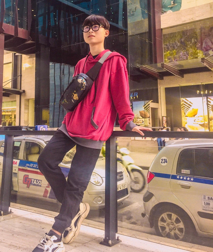 Trần Hữu Tú là học sinh đang theo học hệ song bằng tại Trường Cao đẳng Truyền hình. (Ảnh: Nhân vật cung cấp)