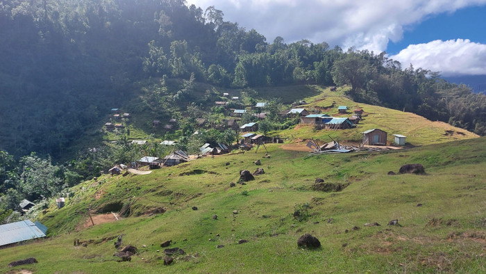 Thôn 5, bản Tu Nâk, xã Trà Cang, huyện Nam Trà My, tỉnh Quảng Nam. (Ảnh P.Đ.Q)
