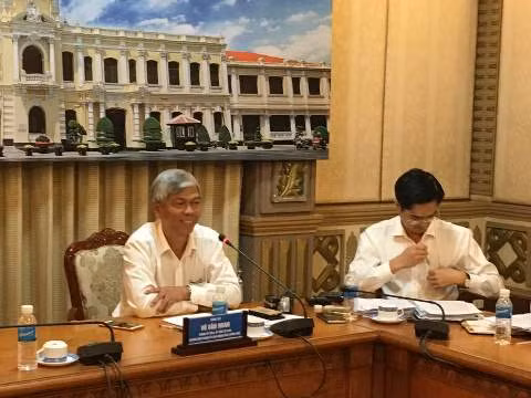 Ông Võ Văn Hoan khẳng định, TP hoan nghênh việc làm đòi lại vỉa hè của quận 1 đang làm (ảnh: P.L)