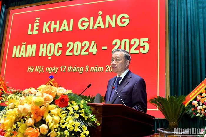Tổng Bí thư, Chủ tịch nước Tô lâm phát biểu tại Lễ khai giảng. 1.jpg
