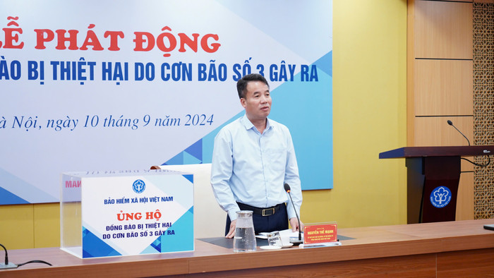 Tổng Giám đốc Bảo hiểm xã hội Việt Nam Nguyễn Thế Mạnh phát biểu. download-2.jpeg