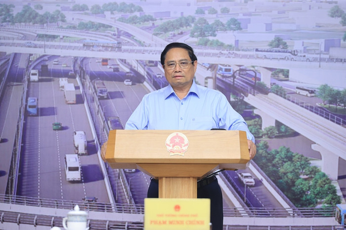 Thủ tướng Phạm Minh Chính phát biểu khai mạc phiên họp thứ 14 của Ban Chỉ đạo Nhà nước các công trình, dự án quan trọng quốc gia, trọng điểm ngành giao thông vận tải. Ảnh: VGP/Nhật Bắc Thủ tướng Phạm Minh Chính phát biểu khai mạc phiên họp thứ 14 của Ban Chỉ đạo Nhà nước các công trình, dự án quan trọng quốc gia, trọng điểm ngành giao thông vận tải. Ảnh: VGP/Nhật Bắc