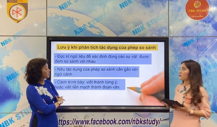 Một buổi học trực tuyến tại trường Nguyễn Bỉnh Khiêm (Ảnh: NBK Study) Một buổi học trực tuyến tại trường Nguyễn Bỉnh Khiêm (Ảnh: NBK Study)