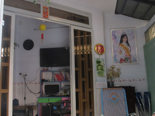 Chân dung hoa hậu Mỹ Xuân tại nhà mẹ của cô - Ảnh: Thanh Khang Chân dung hoa hậu Mỹ Xuân tại nhà mẹ của cô - Ảnh: Thanh Khang