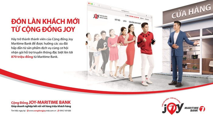 Đón làn khách mới từ Cộng đồng Joy – Maritime Bank Đón làn khách mới từ Cộng đồng Joy – Maritime Bank