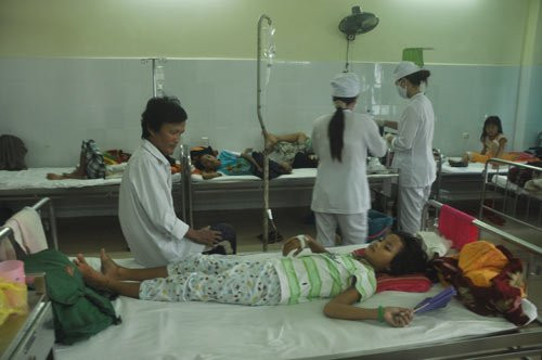 Bé Thúy đã dần bình phục sau phẫu thuật