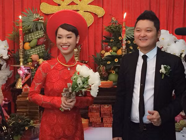 Sáng nay, Trà My Idol đã theo chàng về dinh. Ảnh: Ngoisao.net.