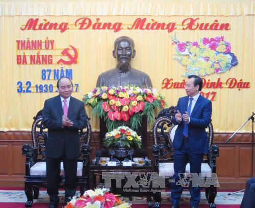 Thủ tướng chúc Tết Đảng bộ, chính quyền và nhân dân Đà Nẵng ảnh 1 Thủ tướng chúc Tết Đảng bộ, chính quyền và nhân dân Đà Nẵng ảnh 1