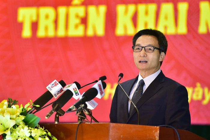 Phó Thủ tướng Vũ Đức Đam chia sẻ những thách thức của báo chí Việt Nam. (Ảnh: Báo chính phủ) Phó Thủ tướng Vũ Đức Đam chia sẻ những thách thức của báo chí Việt Nam. (Ảnh: Báo chính phủ)