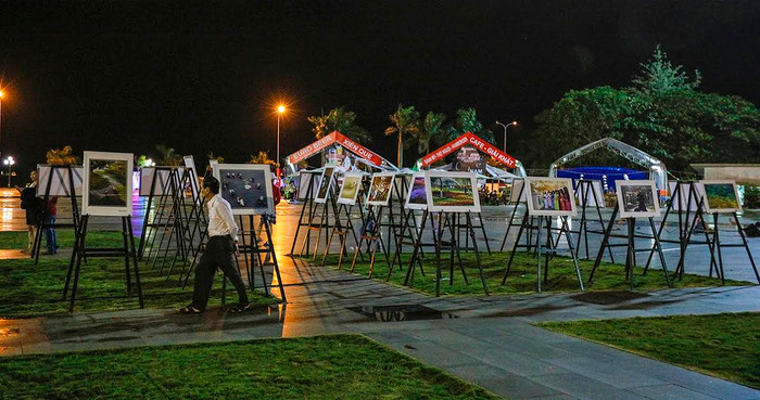 Ảnh nghệ thuật được triễn lãm tại Lễ hội du lịch Bình Định.