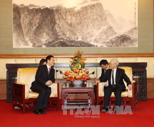 Tổng Bí thư hoan nghênh doanh nghiệp Trung Quốc đầu tư vào Việt Nam ảnh 1