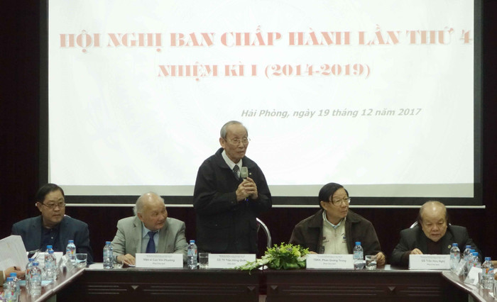 Các đại biểu dự Hội nghị Ban chấp hành Hiệp hội các trường đại học, cao đẳng Việt Nam lần thứ 4.