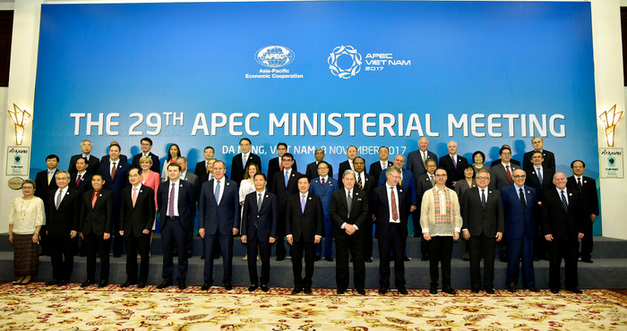 Hội nghị liên Bộ trưởng Ngoại giao - Kinh tế APEC 2017. Ảnh: apec2017.vn Hội nghị liên Bộ trưởng Ngoại giao - Kinh tế APEC 2017. Ảnh: apec2017.vn