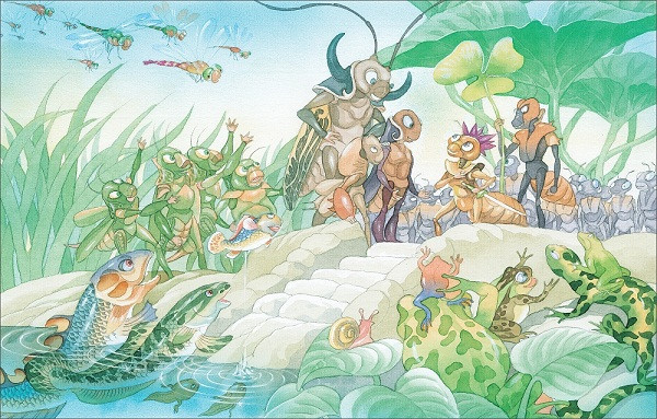 “Dế mèn phiêu lưu ký” dưới góc nhìn của họa sỹ Tạ Huy Long “Dế mèn phiêu lưu ký” dưới góc nhìn của họa sỹ Tạ Huy Long