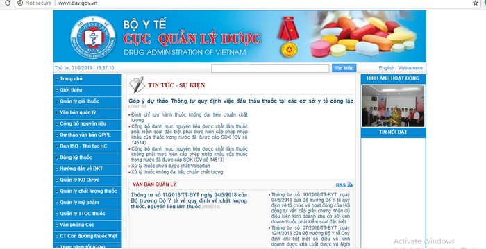 Cục Quản lý Dược sẽ công khai, minh bạch thông tin giải quyết hồ sơ đăng ký thuốc trên trang web của Cục. Cục Quản lý Dược sẽ công khai, minh bạch thông tin giải quyết hồ sơ đăng ký thuốc trên trang web của Cục.