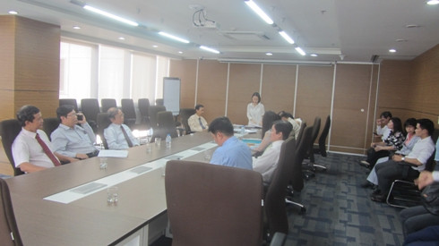 Hội đồng quản trị mới của Trường Hoa Sen làm việc tại phòng họp lầu 9 (Ảnh: P.L) Hội đồng quản trị mới của Trường Hoa Sen làm việc tại phòng họp lầu 9 (Ảnh: P.L)
