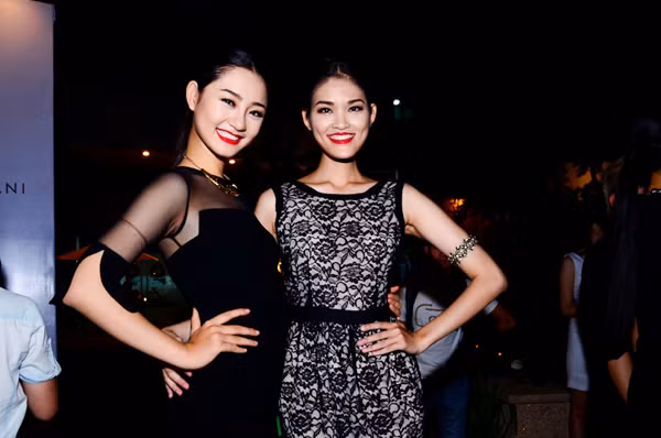 Á quân Next Top Trà My thân thiết với chân dài Phương Nghi.