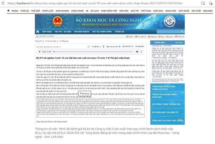 Ảnh báo Tuoitre.vn ngày 21/12/2021 Ảnh báo Tuoitre.vn ngày 21/12/2021