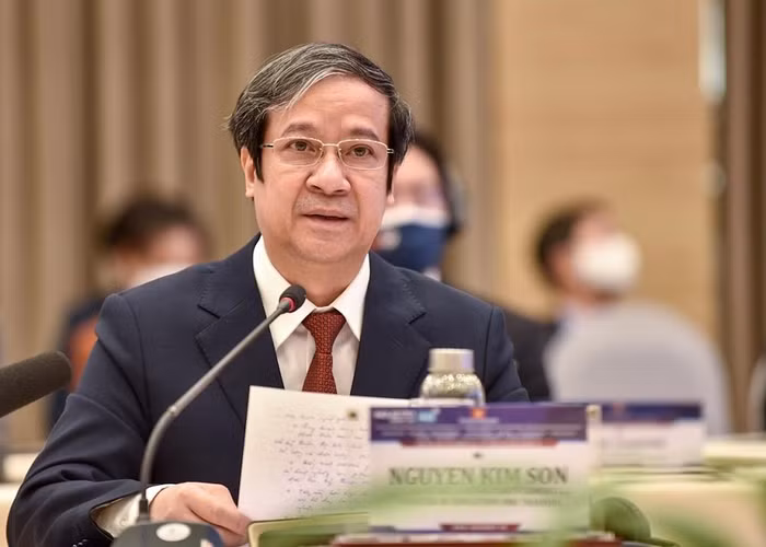 Bộ trưởng Giáo dục và Đào tạo Nguyễn Kim Sơn. Ảnh: VGP