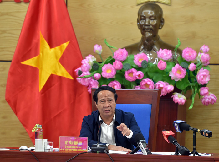 Phó Thủ tướng Lê Văn Thành nhấn mạnh tinh thần, quyết tâm cao của Chính phủ, Thủ tướng Chính phủ để năm 2025 khánh thành toàn bộ tuyến cao tốc Bắc - Nam phía đông. Ảnh: VGP/Đức Tuân Phó Thủ tướng Lê Văn Thành nhấn mạnh tinh thần, quyết tâm cao của Chính phủ, Thủ tướng Chính phủ để năm 2025 khánh thành toàn bộ tuyến cao tốc Bắc - Nam phía đông. Ảnh: VGP/Đức Tuân