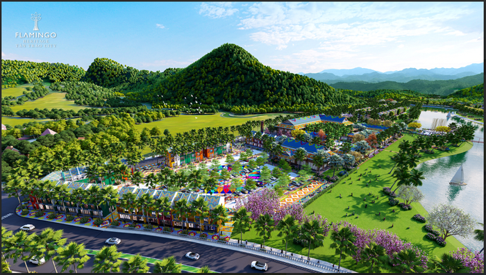 Destination Central – Phân khu hai mặt tiền của Flamingo Heritage Tân Trào City chính thức ra mắt. Nguồn: Flamingo Holdings. Destination Central – Phân khu hai mặt tiền của Flamingo Heritage Tân Trào City chính thức ra mắt. Nguồn: Flamingo Holdings.