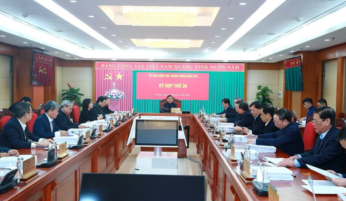 Ủy ban Kiểm tra Trung ương họp Kỳ thứ 36. (Ảnh: Phương Hoa/TTXVN) Ủy ban Kiểm tra Trung ương họp Kỳ thứ 36. (Ảnh: Phương Hoa/TTXVN)