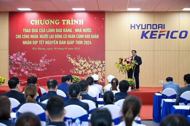 Thủ tướng yêu cầu Đảng bộ, chính quyền các cấp tỉnh Hải Dương tiếp tục rà soát, quan tâm, chăm lo các đối tượng chính sách, người nghèo, những người khó khăn, yếu thế, công nhân, người lao động…, bảo đảm an ninh, an toàn, an dân để người dân có một cái Tết trọn vẹn. Ảnh: VGP/Nhật Bắc Thủ tướng yêu cầu Đảng bộ, chính quyền các cấp tỉnh Hải Dương tiếp tục rà soát, quan tâm, chăm lo các đối tượng chính sách, người nghèo, những người khó khăn, yếu thế, công nhân, người lao động…, bảo đảm an ninh, an toàn, an dân để người dân có một cái Tết trọn vẹn. Ảnh: VGP/Nhật Bắc