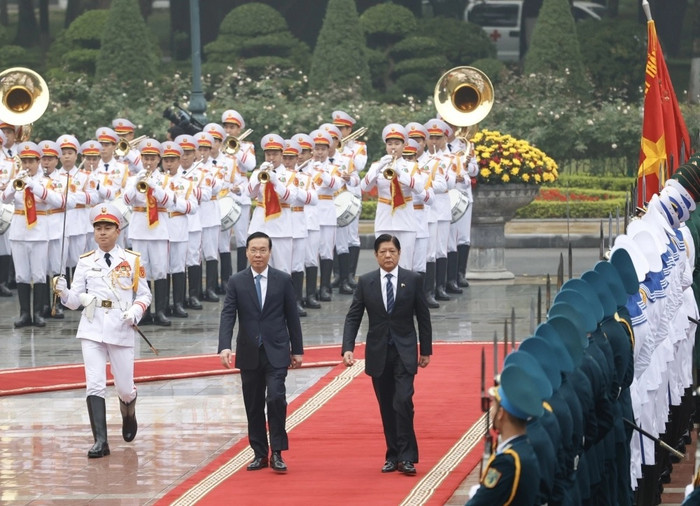 Chủ tịch nước Võ Văn Thưởng chủ trì Lễ đón chính thức Tổng thống Philippines Ferdinand Romualdez Marcos Jr. Chủ tịch nước Võ Văn Thưởng chủ trì Lễ đón chính thức Tổng thống Philippines Ferdinand Romualdez Marcos Jr.