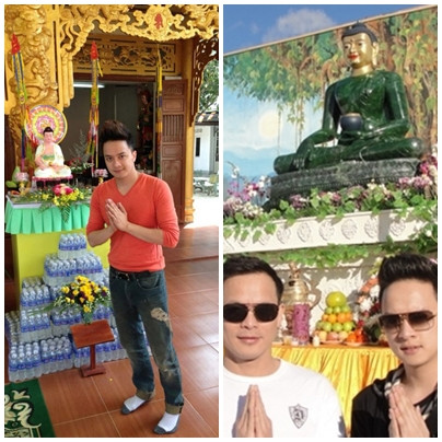 Cao Thái Sơn và những trang phục đi chùa khỏe khoắn, lịch sự Cao Thái Sơn và những trang phục đi chùa khỏe khoắn, lịch sự