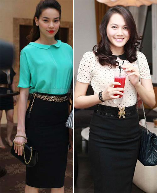 Chân váy bút chì với áo sơ mi cổ peter pan là bộ đôi quá hoàn hảo cho các cô nàng công sở. Nó mang đến vẻ đẹp vừa gợi cảm lại vừa rất thanh lịch nhẹ nhàng Chân váy bút chì với áo sơ mi cổ peter pan là bộ đôi quá hoàn hảo cho các cô nàng công sở. Nó mang đến vẻ đẹp vừa gợi cảm lại vừa rất thanh lịch nhẹ nhàng