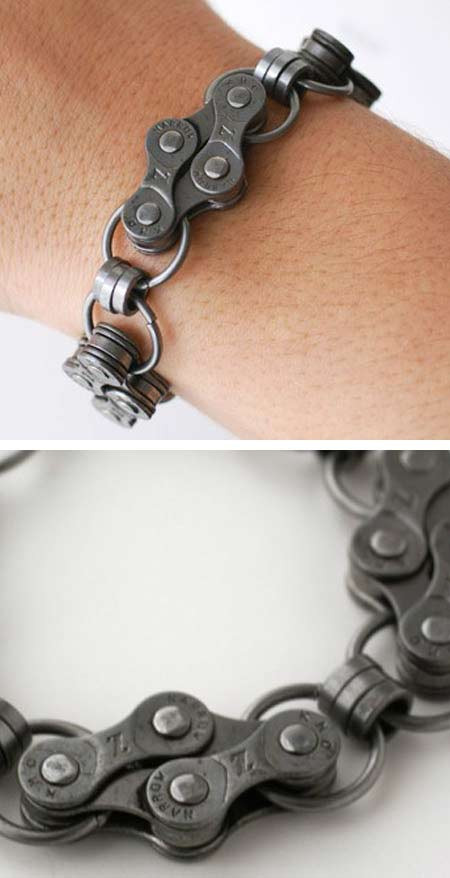 Vòng được làm từ xích xe là một ý tưởng vô dùng mới lạ