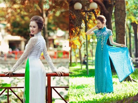 Để gỡ gạc hình tượng đang mất dần, "Bà mẹ nhí" cùng ê kíp của mình tung ra những loạt ảnh cô mặc áo dài cách điệu thướt tha. Tuy nhiên, những bức hình này không mang lại nhiều lợi ích, bởi hình ảnh một Phương Trinh trang điểm lòe loẹt (make-up tông màu đậm, lông mày sắc sảo, môi đỏ chói, mái tóc xù) không phù hợp với sự trong sáng của áo dài. Để gỡ gạc hình tượng đang mất dần, "Bà mẹ nhí" cùng ê kíp của mình tung ra những loạt ảnh cô mặc áo dài cách điệu thướt tha. Tuy nhiên, những bức hình này không mang lại nhiều lợi ích, bởi hình ảnh một Phương Trinh trang điểm lòe loẹt (make-up tông màu đậm, lông mày sắc sảo, môi đỏ chói, mái tóc xù) không phù hợp với sự trong sáng của áo dài.