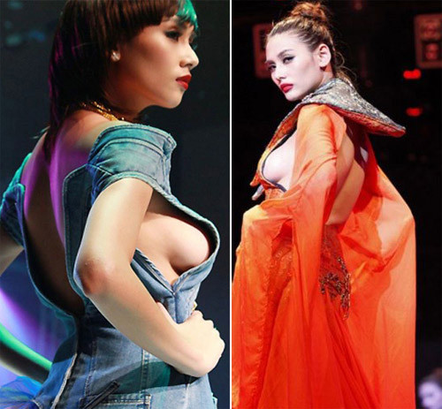 Hoàng Yến có lẽ là người mẫu gặp phải nhiều sự cố lộ hàng trên sàn diễn thời trang nhất làng mẫu. Thỉnh thoảng cô lại gặp phải những tai nạn lộ hàng diễn ra tương tự nhau như lộ ngực, lộ quần chip khiến nhiều người không thể không nghĩ rằng cô nàng cố tình tạo sự độ hot cho bản thân.