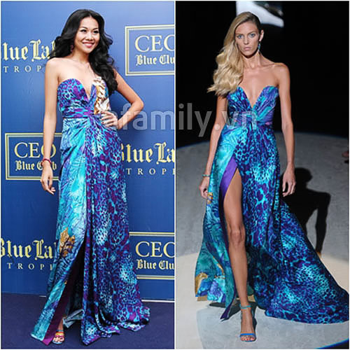 Một chiếc váy Thanh Hằng mặc có giá là 6.800 USD tương đương khoảng 150 triệu đồng