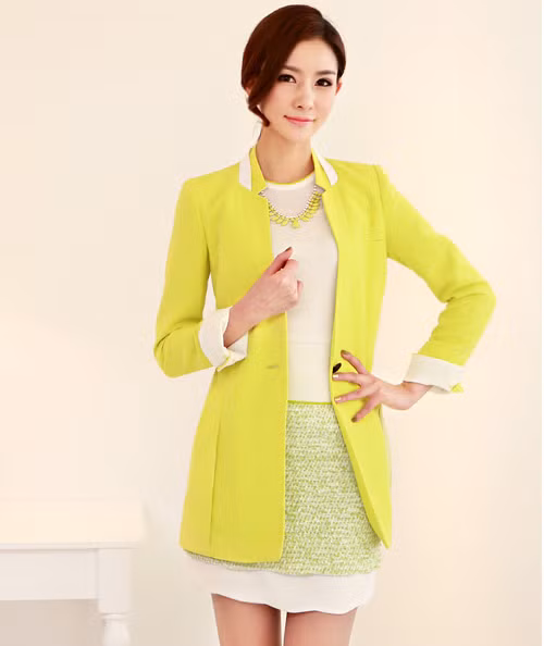 Phối hợp màu nổi với các gam màu nhạt dần là một cách hay để tạo vẻ ngoài bắt mắt, thời thượng