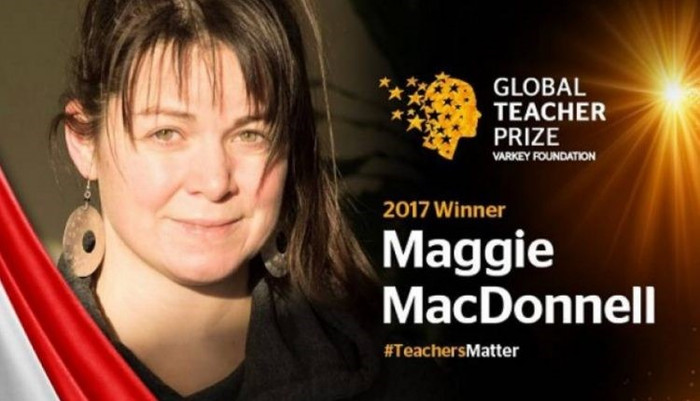 Cô giáo Maggie MacDonnell – Canada đoạt giải Giáo Viên Toàn Cầu 2017, Global Education and Skills Cô giáo Maggie MacDonnell – Canada đoạt giải Giáo Viên Toàn Cầu 2017, Global Education and Skills