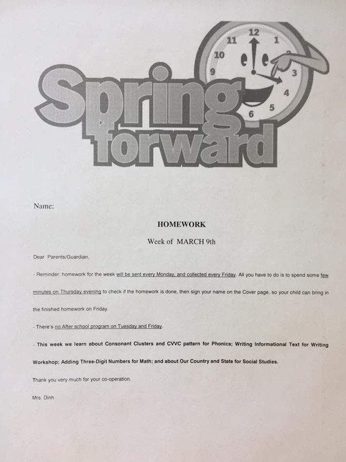 Ví dụ về bài tập được giao theo tuần. Ví dụ về bài tập được giao theo tuần.