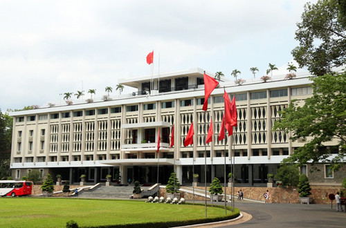 Dinh Độc Lập tại Thành phố Hồ Chí Minh ngày nay. (Ảnh: VnExpress.net) Dinh Độc Lập tại Thành phố Hồ Chí Minh ngày nay. (Ảnh: VnExpress.net)