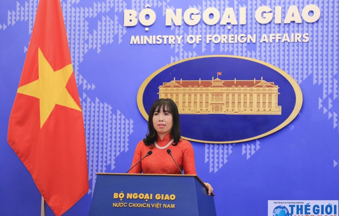 Người Phát ngôn Bộ Ngoại giao Việt Nam - bà Lê Thị Thu Hằng. (Nguồn: TTXVN) Người Phát ngôn Bộ Ngoại giao Việt Nam - bà Lê Thị Thu Hằng. (Nguồn: TTXVN)