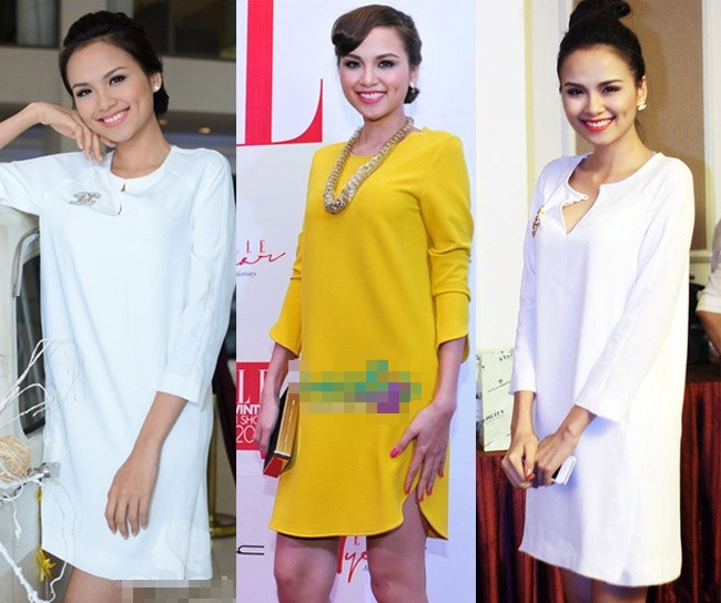 Nhưng ngay cả khi chọn những dáng váy suông rộng thế này, Diễm Hương vẫn vô cùng thu hút và trẻ trung Nhưng ngay cả khi chọn những dáng váy suông rộng thế này, Diễm Hương vẫn vô cùng thu hút và trẻ trung