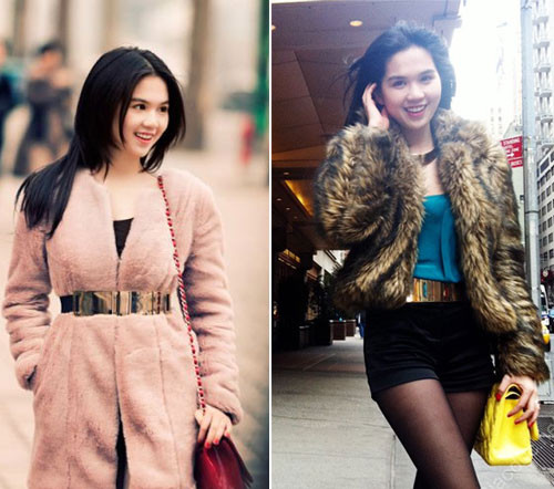 Ngọc Trinh sành điệu và gợi cảm