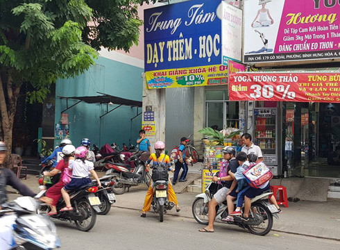 Trung tâm dạy thêm học thêm ở địa chỉ 177B đường Gò Xoài (ảnh: P.L) Trung tâm dạy thêm học thêm ở địa chỉ 177B đường Gò Xoài (ảnh: P.L)