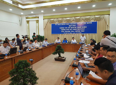 Buổi họp báo về các vấn đề quy hoạch ở Thủ Thiêm thu hút rất đông báo giới tham dự (ảnh: P.L) Buổi họp báo về các vấn đề quy hoạch ở Thủ Thiêm thu hút rất đông báo giới tham dự (ảnh: P.L)