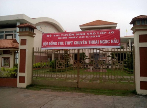 Kỳ thi tuyển sinh vào lớp 10 tháng 6/2018 của tỉnh An Giang (ảnh: giaoduc.net.vn)