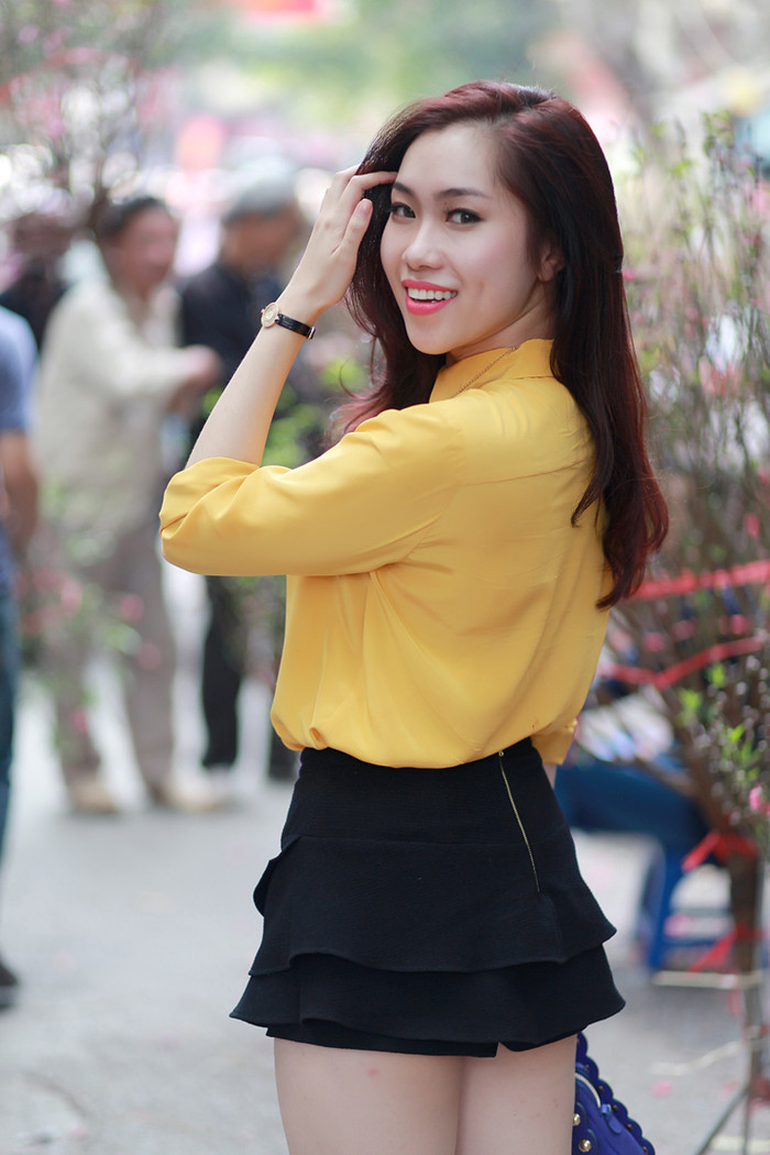 Nét trẻ trung, xinh đẹp của Huyền Trần Nét trẻ trung, xinh đẹp của Huyền Trần