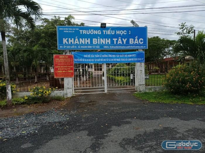 Trường tiểu học 3 Khánh Bình Tây Bắc, huyện Trần Văn Thời, Cà Mau (ảnh: CTV) Trường tiểu học 3 Khánh Bình Tây Bắc, huyện Trần Văn Thời, Cà Mau (ảnh: CTV)