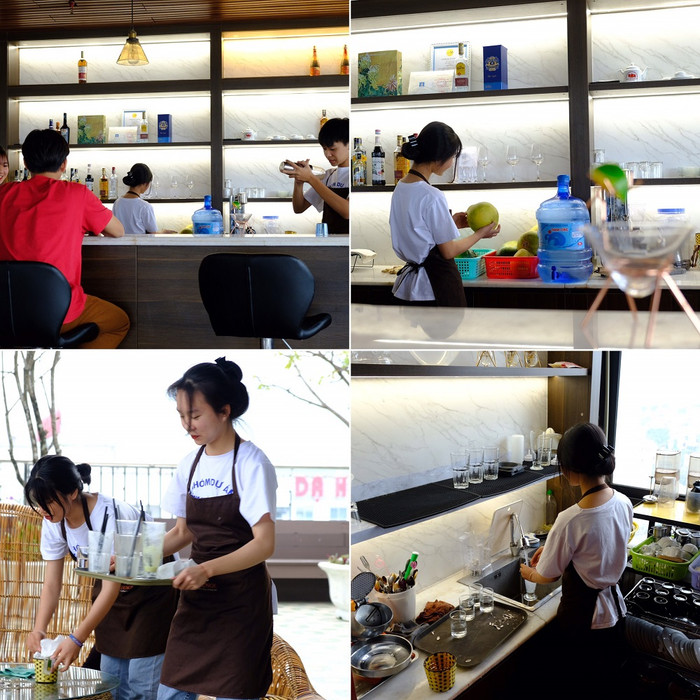 Học sinh đi trải nghiệm thực tế cách quản lý và điều hành Cửa hàng tiện ích học đường. (Ảnh: Nhân vật cung cấp)