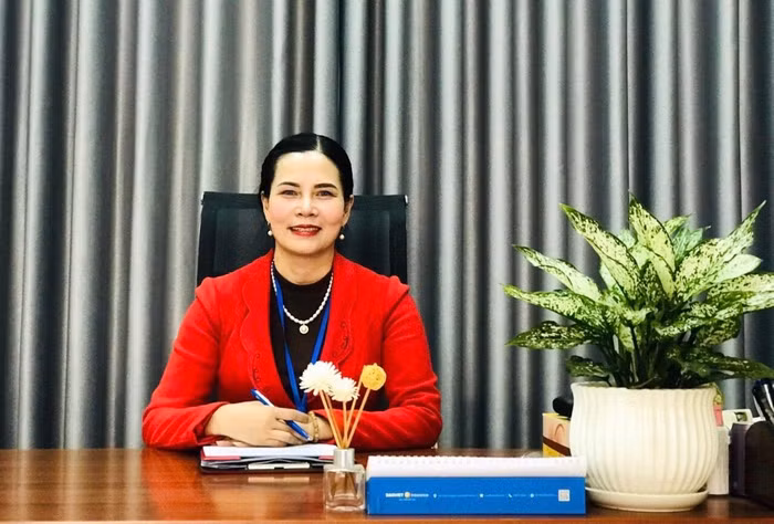 Cô Ngô Thị Lễ - Hiệu trưởng Trường Tiểu Học Lê Hồng Phong, Tam Điệp, Ninh Bình. (Ảnh: Nhà trường cung cấp)